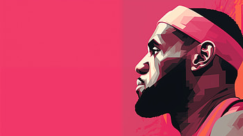 LeBron King James in Vector Art, LeBron James, Sports HD wallpaper