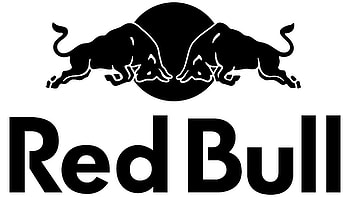Monochrome, Red Bull HD wallpaper