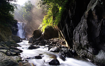 Landscape, Rivers, Waterfalls HD wallpaper