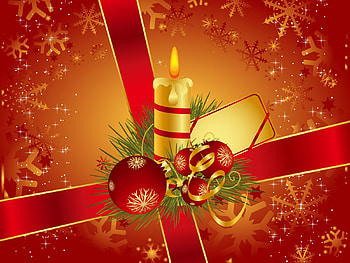 Christmas Decorations, Christmas, Candel, Decorations HD wallpaper