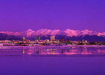 Anchorage Skyline (Alaska), alaska, usa, anchorage, skylines HD wallpaper