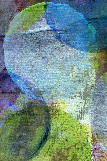 Abstract, Circles, Multicolored, Motley, Texture, Paint, Wall HD phone wallpaper