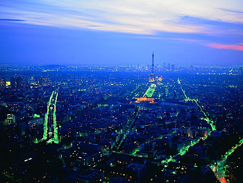 paris by night , night, paris HD wallpaper