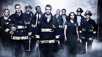 Chicago Fire cast, Firefighter characters, Dramatic storyline, Heroism on screen HD wallpaper