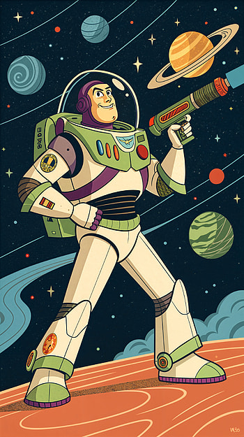 Buzz Lightyear : Adventure Awaits in Space!, space, astronaut, cartoon, Sci Fi HD phone wallpaper