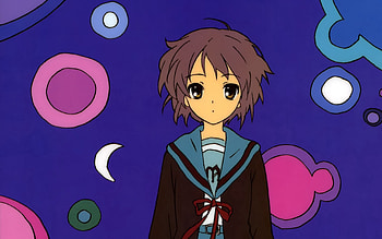 Anime, Young, Sight, Opinion, Girl, Brunette HD wallpaper