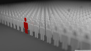 Don't be group, be yourself, Lonely, Stand-out, Abstract, Independence HD wallpaper