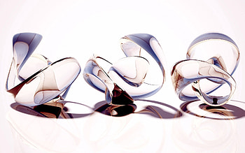 Abstract, Form, Glass, Metal, Spiral, Twisted HD wallpaper