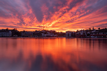 landscape, sunset HD wallpaper