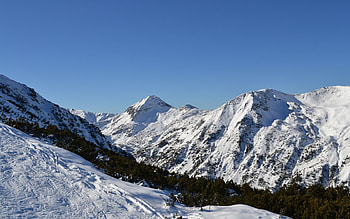 Landscape, Nature, Snow, Vertex, Tops, Ski Resort HD wallpaper