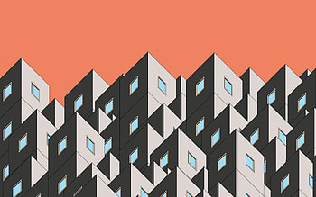 Vector, Building, Form, Symmetry, Graphics HD wallpaper