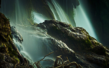 Kravica Falls, exposure, waterfalls, beautiful, nature, timed HD wallpaper