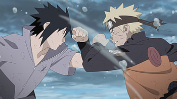 Naruto Uzumaki and Sasuke Uchiha, Anime, Naruto HD wallpaper