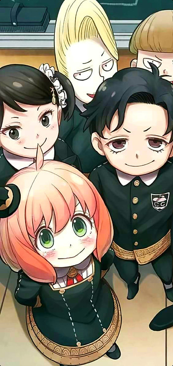 Spy x family, Anime, pink-hair, forger, Damian, Anya, becky, group HD phone wallpaper