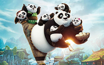 Kung Fu Panda, Martial arts mastery, Animated adventure, Bamboo forest HD wallpaper
