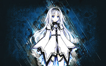 Origami Tobiichi, Date A Live, blue stone background, anime characters, Origami Tobiichi character, Date A Live characters, Tobiichi Origami HD wallpaper