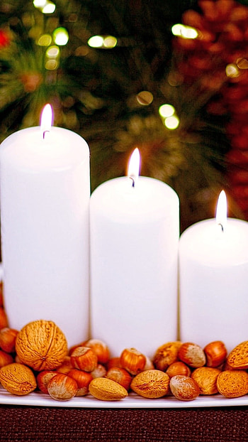 Candle, Advent Candle HD phone wallpaper