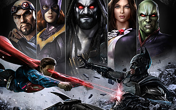 Injustice: Gods Among Us, , , Superhero action HD wallpaper