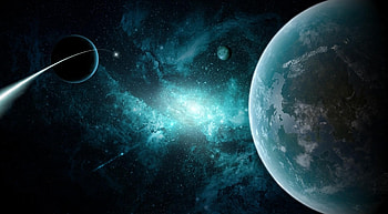 Comet, Planets, Universe, Nebula, Galaxy, Circle HD wallpaper