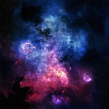 Universe, Multicolored, Motley, Starry Sky, Nebula, Galaxy HD phone wallpaper