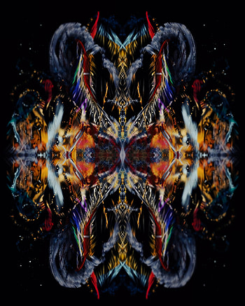 Abstract, Art, Reflection, Pattern, Intricate, Confused HD phone wallpaper