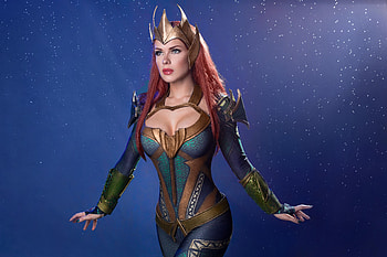 Mera Cosplay , mera, cosplay, superheroes HD wallpaper