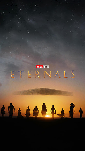 Eternals, Movie, Sprite, Kingo, Ajak, Marvel, Thena, Gilgamesh, Druig, Poster, Phastos, Ikaris, Makkari HD phone wallpaper