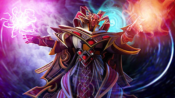 Invoker magic fighter, Digital art gallery, High-definition , Dota 2 visuals HD wallpaper