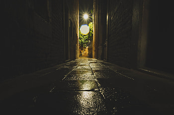 Cities, Rain, Night, Italy, Venice, Wet, Tile, Humid, Lane HD wallpaper