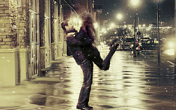 I'll never let you go..., graphy, feelings, man, girl, people, emotions, nice, love, lights, street HD wallpaper