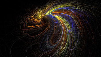 Abstract, Smoke, Multicolored, Motley, Pattern, Lines, Form HD wallpaper