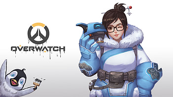 Mei (Overwatch), Pixelated graphics, Overwatch fan community, Fan-favorite character HD wallpaper