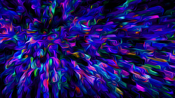 Abstract, Multicolored, Motley, Blur, Smooth, Fractal HD wallpaper