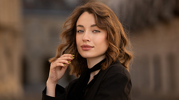 Natural Beauty Hair Curls In Black Elegance, girls, model, hoot HD wallpaper