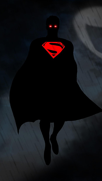 Superman Dark , Black Superman HD phone wallpaper