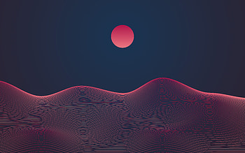 Dunes Minimalism, dunes, minimalism, minimalist, synthwave, artist, artwork, digital-art HD wallpaper