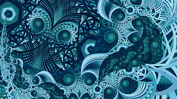 Light Blue Green Design Art Pattern Shapes Abstract HD wallpaper