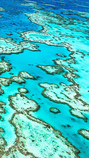 Artistic sea water, Summer ocean vibes, Tropical islands, Blue HD phone wallpaper