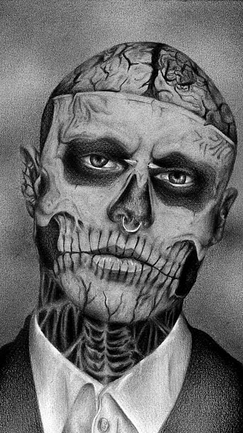 scary, dark, zombie HD phone wallpaper