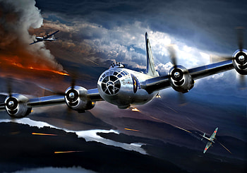 Artwork, military, aircraft HD wallpaper