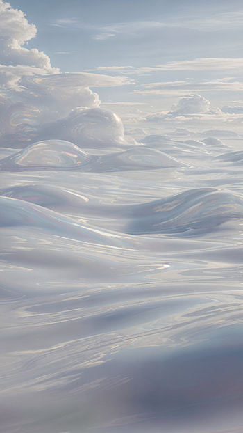 Celestial Silk — Cloudscape , Wave, Sea HD phone wallpaper