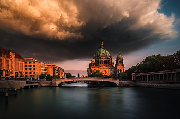 Berlin Cathedral, , Beautiful background , German architecture HD wallpaper