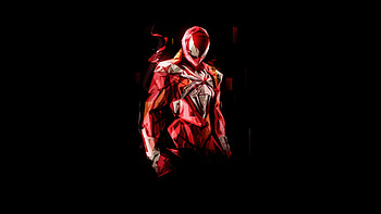 Spider Man Variant Ben Reilly, spiderman, superheroes, artwork, digital-art, dark, minimalism HD wallpaper