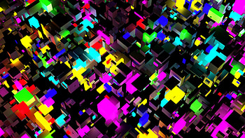 Geometry In Motion A Vibrant Symphony, abstract, artist, artwork, digital-art HD wallpaper