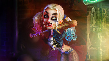 Harley Quinn Digital Artwork, harley-quinn, supervillain, artist, artwork, digital-art, behance HD wallpaper