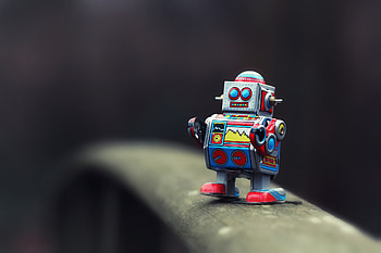 Robot, , Toy, Macro HD wallpaper