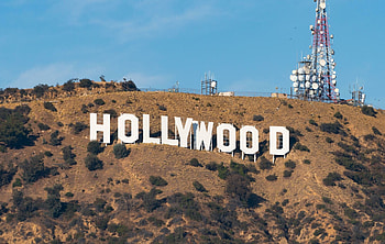 Hollywood Sign, Controversial stunt, Protest against censorship, Eagles Vine HD wallpaper