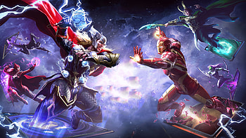 Marvel Duel 2020 Mobile, marvel-duel, games, marvel, iron-man, thor HD wallpaper