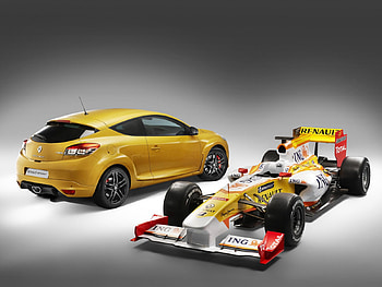 Renault Megane RS 2009, yellow, 2009, renault, rs, megane HD wallpaper