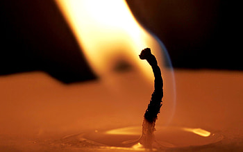 Candle, flame, glow, wax HD wallpaper